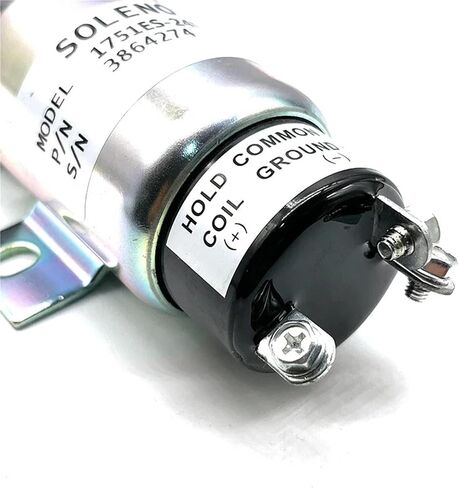 24V Fuel Shut Off Stop Solenoid 3864274 1751-2467UIBIS5A SA-3766T-24 ME441329(12V) in Saudi Arabia