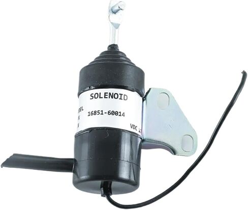 16851-60014 Fuel Shut Off Solenoid 16851-60010 16851-60012 052600-4531 for Tractor Part Generator Stop Solenoid 12VDC in Saudi Arabia