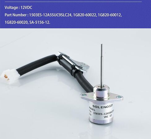 1503ES-12A5SUC9SLC24 12V Fuel Shut Off Solenoid 1G820-60022 SA-5156-12 in Saudi Arabia