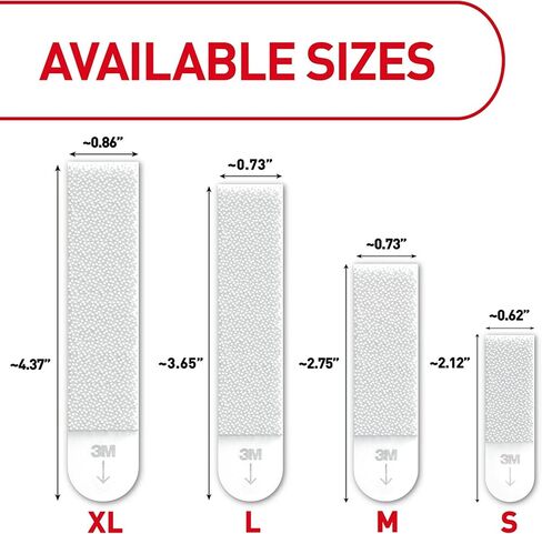 Command 3M 17206-6ES Large Picture Hanging Strips, 6 Pairs, White in Kuwait