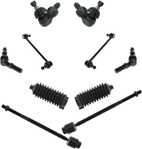 Tie Rod Steering Rack Boot Ball Joint Sway Bar Kit for Cadillac for DeVille 1997-1999 for Eldorado 1997-2002 for Seville 1997 Front Left Right 10 Piece 223-9587 in Saudi Arabia