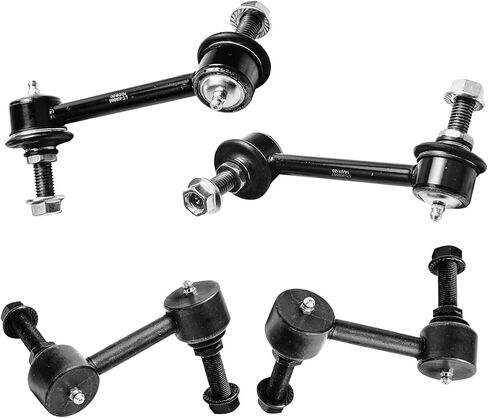Detroit Axle - 4pc Sway Bars for 02-03 GMC Envoy XL Chevrolet Trailblazer EXT Oldsmobile Bravada, 4 Front and Rear Sway Bar End Links 2002 2003 Replacement in Saudi Arabia