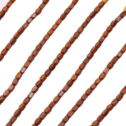 FMURY Wood Bead Curtain Retro String Door Curtains Handmade Wooden Blinds Fly Screen Porch Bedroom Divider 90x195cm in Saudi Arabia