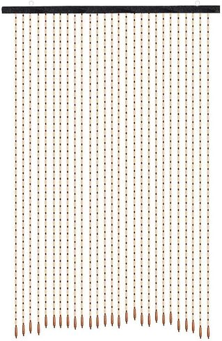 FMURY Handmade Wooden Bead Curtain Doorway Hanging Blind Strips Home Kitchen Door Window Divider Wooden Curtains in Saudi Arabia