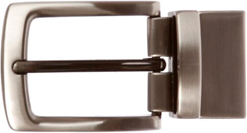 1 1/8 Inch (30 mm) Reversible Clamp Gunmetal Brush Belt Buckle in Saudi Arabia