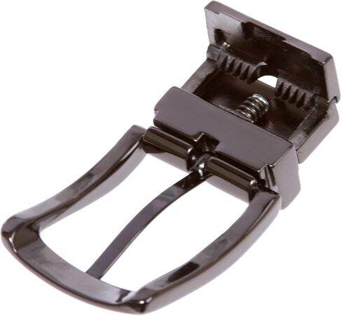 1 1/8 Inch (30 mm) Reversible Clamp Gunmetal Brush Belt Buckle in Saudi Arabia