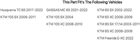 وسادة فرامل تاسك - معدن ملبد متوافق مع KTM 65 SX 2002-2022 in Saudi Arabia
