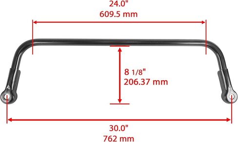 Caltric Rear Suspension Stabilizer Sway Bar Compatible with Polaris Ranger 500 2011 2012 2013 1016615-458 in Saudi Arabia