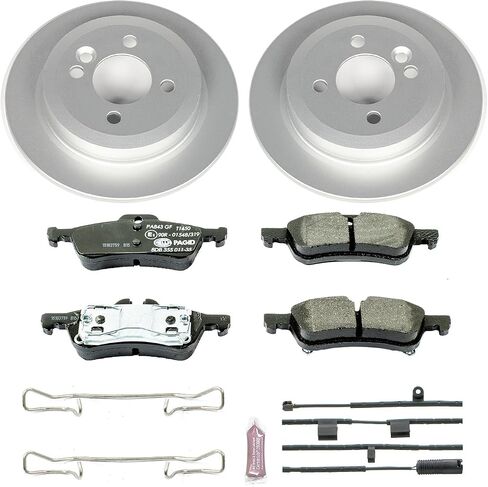 Power Stop ESK5726 Rear Euro-Stop Brake Kit Mini Cooper Cooper and 1 Rear Sensor Wire For Mini Cooper 2002-2006 [Model Specific] in Saudi Arabia