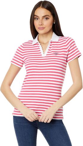 Tommy Hilfiger Women's Classic Short Sleeve Polo (Standard and Plus Size), White, XL in Saudi Arabia