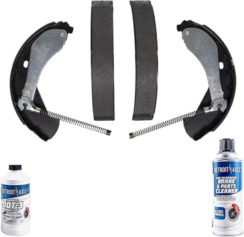 Detroit Axle - Rear Drum Brake Shoes for Chevrolet Colorado GMC Canyon Isuzu i-280 i-290 i-350 i-370, Semi-Metallic Brake Shoes Replacement in Saudi Arabia