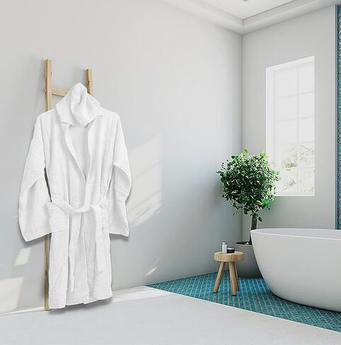 Pristine Linen BathRobe Hooded in Saudi Arabia