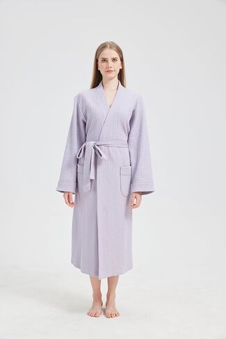 Women's Waffle Pure Cotton Kimono Bathrobe, Four Seasons Lightweight Sleeprobe, Men's Sleeprobe in Saudi Arabia