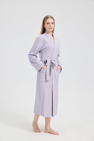 Women's Waffle Pure Cotton Kimono Bathrobe, Four Seasons Lightweight Sleeprobe, Men's Sleeprobe in Saudi Arabia