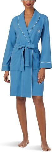 Lauren Ralph Lauren womens Long Sleeve Greenwich Wrap Robe in Saudi Arabia