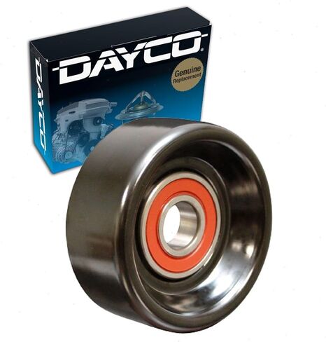 Dayco Drive Belt Idler Pulley compatible with Jeep Wrangler 2.5L 4.0L L4 L6 1997-2006 in Saudi Arabia