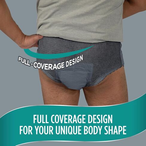 Assurance Men's Incontinence Underwear, Large, Maximum Absorbency 72 Count. (Pack of 1) in Saudi Arabia