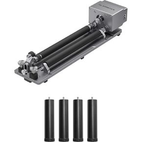 ATOMSTACK MAKER R1 PRO نقش ظرف ليزر دوار بالليزر 4 في 1 نقش ليزر متعدد الوظائف متوافق مع معظم النقش للعناصر غير المنتظمة والأجسام الكروية والأسطوانية رمادي in Kuwait