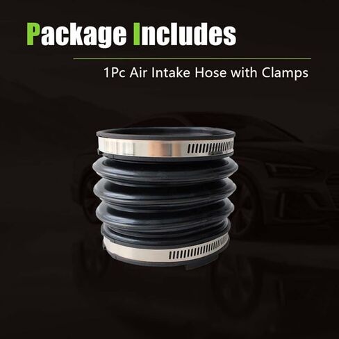 13717541069 Engine Air Cleaner Intake Hose Tube with Clamps Compatible with 2006-2009 BMW 750i 750Li E65 E66 V8 4.8L 696-091 in Saudi Arabia