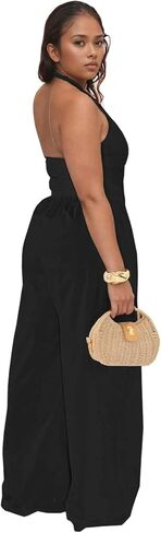 PORRCEY Women Sexy Elegant Velvet Party Club Night Bodycon Casual Jumpsuits Clubwear in Saudi Arabia