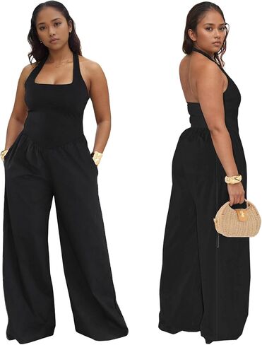 PORRCEY Women Sexy Elegant Velvet Party Club Night Bodycon Casual Jumpsuits Clubwear in Saudi Arabia