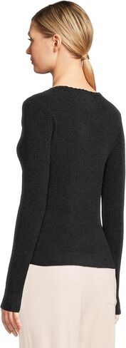 Barefoot Dreams Women's CozyChic Ultra Lite Ribbed Scallop Scoop Neck in Saudi Arabia