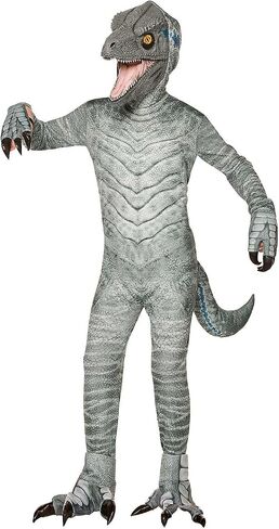Spirit Halloween Jurassic World Kids Blue the Velociraptor Jumpsuit Costume in Saudi Arabia