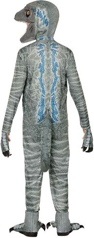 Spirit Halloween Jurassic World Kids Blue the Velociraptor Jumpsuit Costume in Saudi Arabia