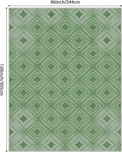 Genimo 2x5 Runner Rug Non Slip ، المتسابقون القابلون للغسل في الممرات للممرات ، Boho Vintage Chenille Print Brans ، سجاد رفيع الوزن رفيع للدخول ، غسيل ، رمادي/بني in Kuwait