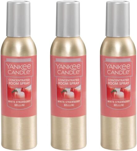 Yankee Candle Concentrated Room Spray, White Strawberry Bellini, 1.5 OZ (Pack of 3) in Saudi Arabia