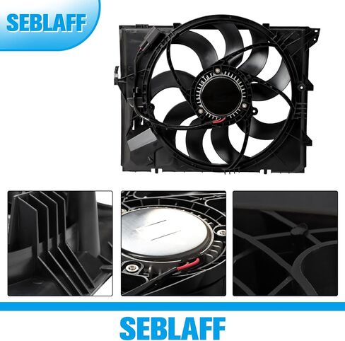 Radiator Condenser Cooling Fan Replacement for 328i 2007-2013 Replacement for 323i 2006-2011 in Saudi Arabia