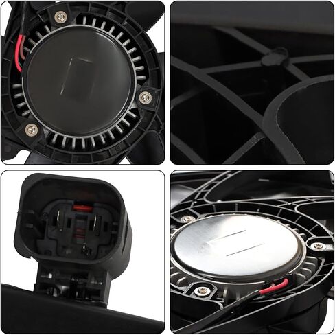 Radiator Condenser Cooling Fan Replacement for 328i 2007-2013 Replacement for 323i 2006-2011 in Saudi Arabia