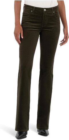 KUT from the Kloth Women's Natalie Bootcut in Olive in Saudi Arabia