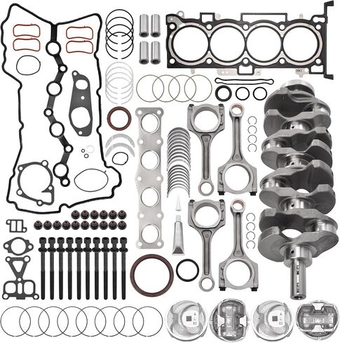 G4KJ 2.4L Engine Rebuild Overhaul Kit w/Crankshaft Piston Set Compatible with Hyundai Sonata Tucson Santa Fe 2011-2019, for Kia Optima Sorento Sportage 2011-2020 23111-2G200 23510-2G500 in Saudi Arabia