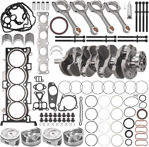 G4KJ 2.4L Engine Rebuild Overhaul Kit w/Crankshaft Piston Set Compatible with Hyundai Sonata Tucson Santa Fe 2011-2019, for Kia Optima Sorento Sportage 2011-2020 23111-2G200 23510-2G500 in Saudi Arabia