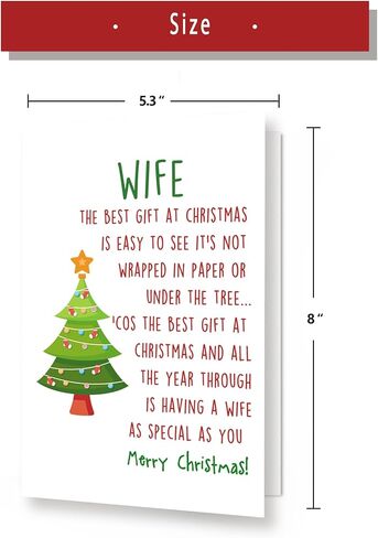 YiKaLus Happy Christmas birthday Card for Anyone, Merry Xmas Birthday Card with Envelope, Funny December Bday Gift Ideas for Women Men in Saudi Arabia