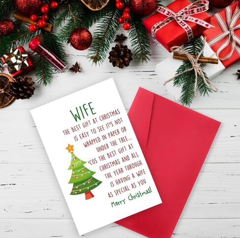 YiKaLus Happy Christmas birthday Card for Anyone, Merry Xmas Birthday Card with Envelope, Funny December Bday Gift Ideas for Women Men in Saudi Arabia