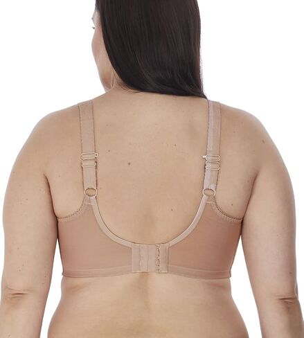 Elomi Charley Banded Stretch Lace Plunge Underwire Bra (4382),42HH,Fawn in Saudi Arabia