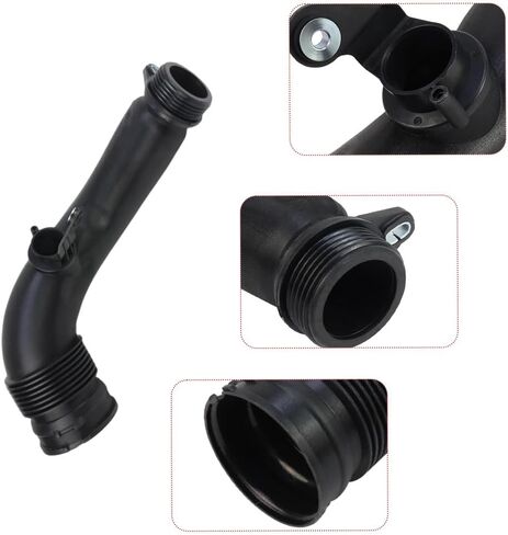 Engine Air Intake Hose, 1PC Automotive Replacement Air Cleaner Intake Hose 13717602651 Compatible with BMW 1 Series Hatchback Version F20 2011-2015 in Saudi Arabia