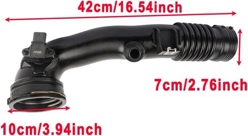 Engine Air Intake Hose, 1PC Automotive Replacement Air Cleaner Intake Hose 13717609811, 13 71 7 609 811 Compatible with BMW 535i 3.0L 2979CC L6 GAS 2012-2016 in Saudi Arabia