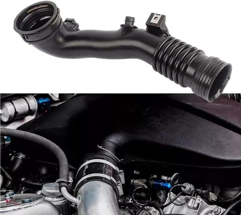 Engine Air Intake Hose, 1PC Automotive Replacement Air Cleaner Intake Hose 13717609811, 13 71 7 609 811 Compatible with BMW 535i 3.0L 2979CC L6 GAS 2012-2016 in Saudi Arabia