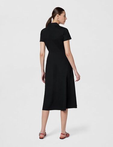 Theory Women's Short Sleeve Midi Buttondown Dress in Saudi Arabia
