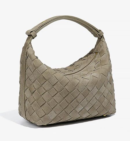 مترهل الجلد المدبوغ المنسوجة المتشرد حقائب النساء لطيف تحت الإبط حقيبة كتف الهلال Crossbody المحافظ السفر الحقائب حقيبة يد 2025 in Kuwait