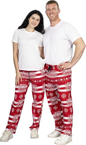 Ya Filthy Animal Merry Christmas Adult Sleep Lounge Pants - Festive Unisex Pajama Bottoms in Saudi Arabia