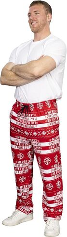 Ya Filthy Animal Merry Christmas Adult Sleep Lounge Pants - Festive Unisex Pajama Bottoms in Saudi Arabia