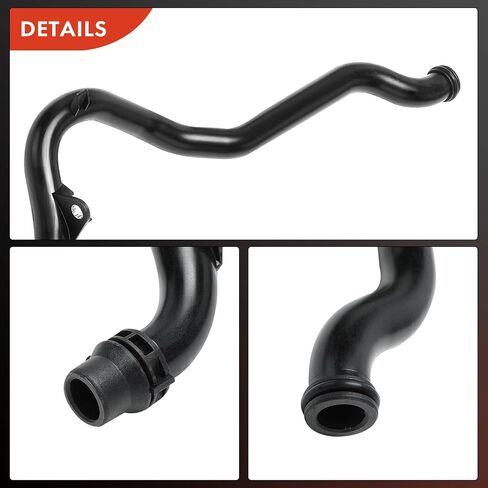 A-Premium Coolant Hose Cooling Connector Pipe Compatible with 2009-2017 Audi Q5, Q7, A6, A6 Quattro, A7 Quattro, S4, S5, SQ5, Water Pipe Cooling Water Hose, Replace # 06E121065Q, 06E121065N in Saudi Arabia