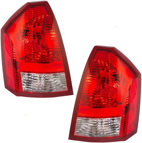 Pair Set Taillights Taillamp Lens Housing for 05-07 for Chrysler 300 2.7L & 3.5L in Saudi Arabia