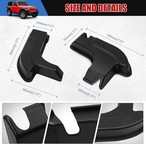 Rear Defogger Cable Cover, Compatible with Jeep Wrangler JL (2018-2024), ABS Wire Protection Trim, Rear Window Decorative Cover, Durable & Heat Resistant, Easy Installation in Kuwait