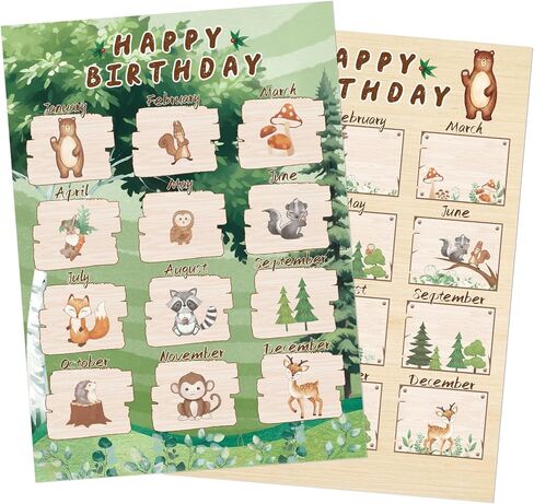 WERNNSAI 52PCS Boho Classroom Set Boho Happy Birthday Chart Calendar Decoration Rainbow Positive Bulletin Board for Home School Wall Birthday Cutouts Supplies in Saudi Arabia