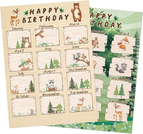 WERNNSAI 52PCS Boho Classroom Set Boho Happy Birthday Chart Calendar Decoration Rainbow Positive Bulletin Board for Home School Wall Birthday Cutouts Supplies in Saudi Arabia